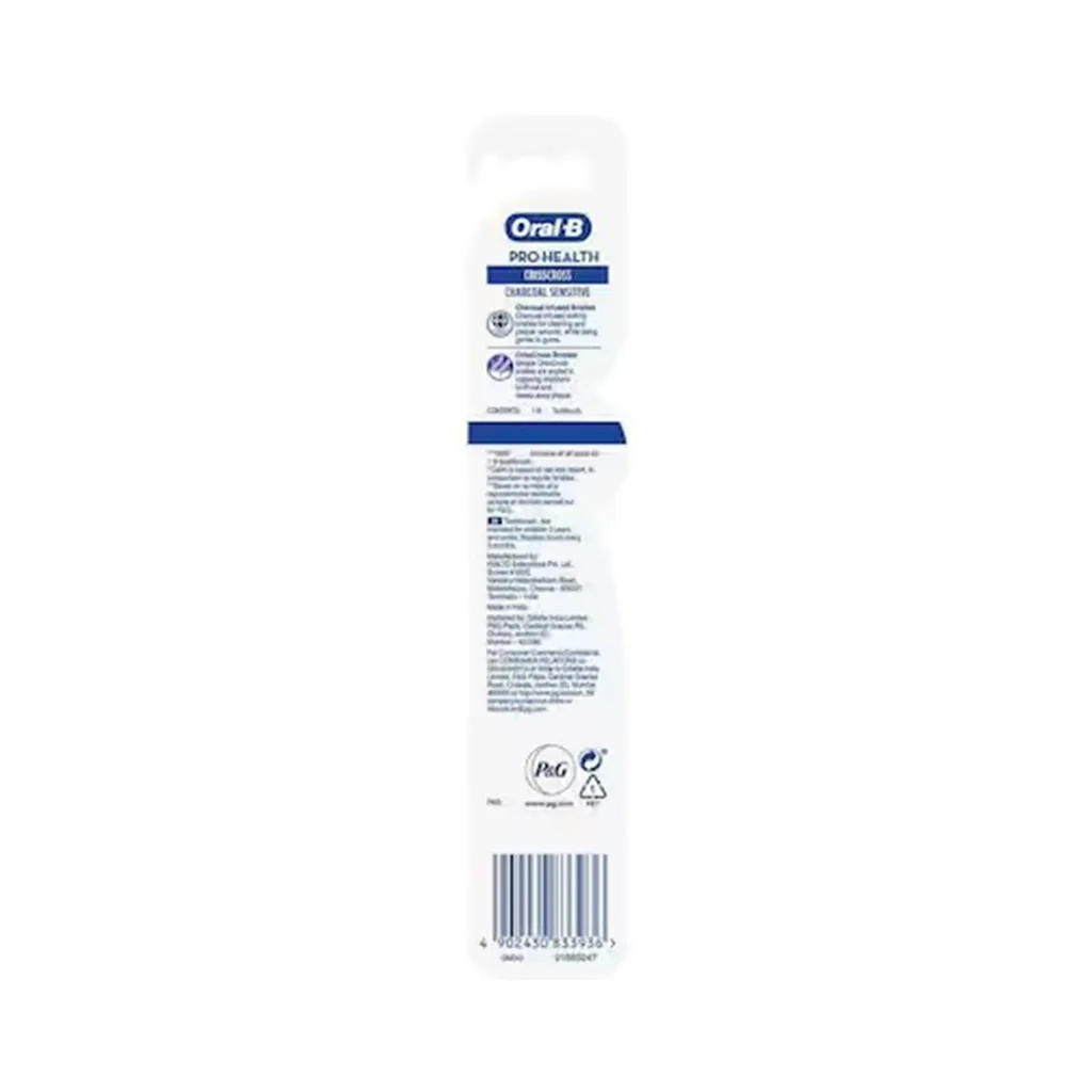 Oral-B Crisscross Charcoal Sensitive Toothbrush 1