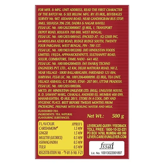Brooke Bond 3 Roses Natural Care Tea 2