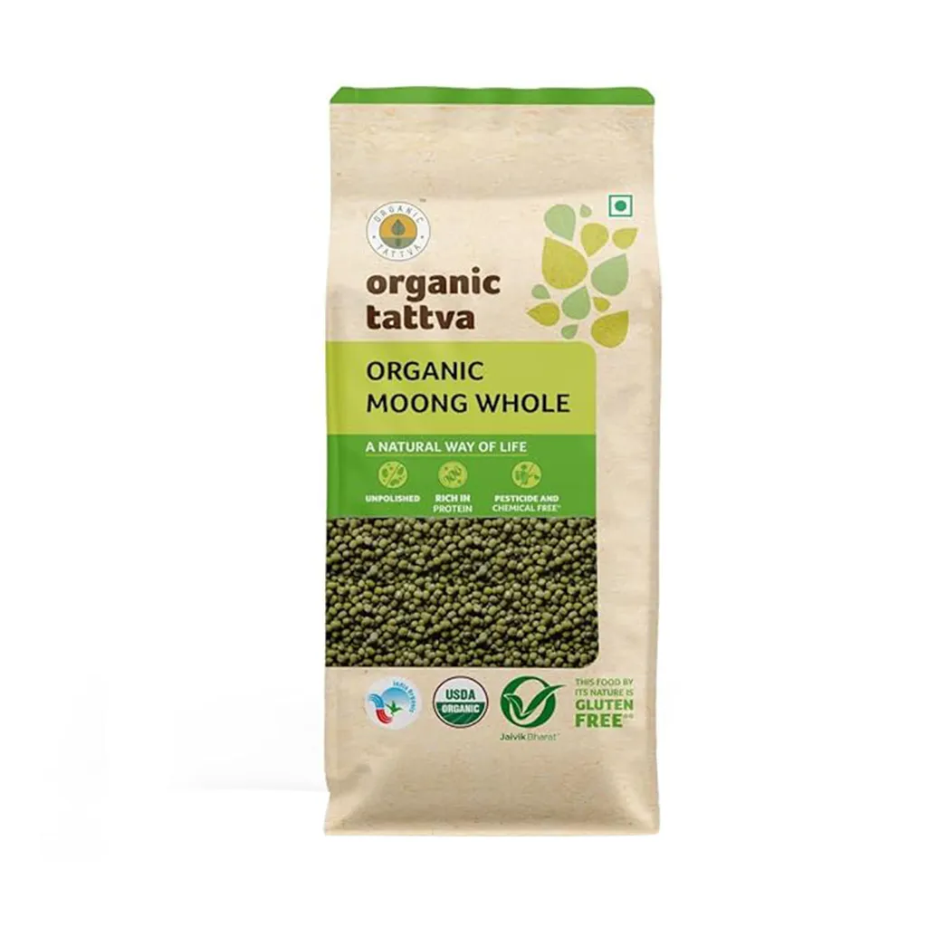 Organic Tattva Moong Whole