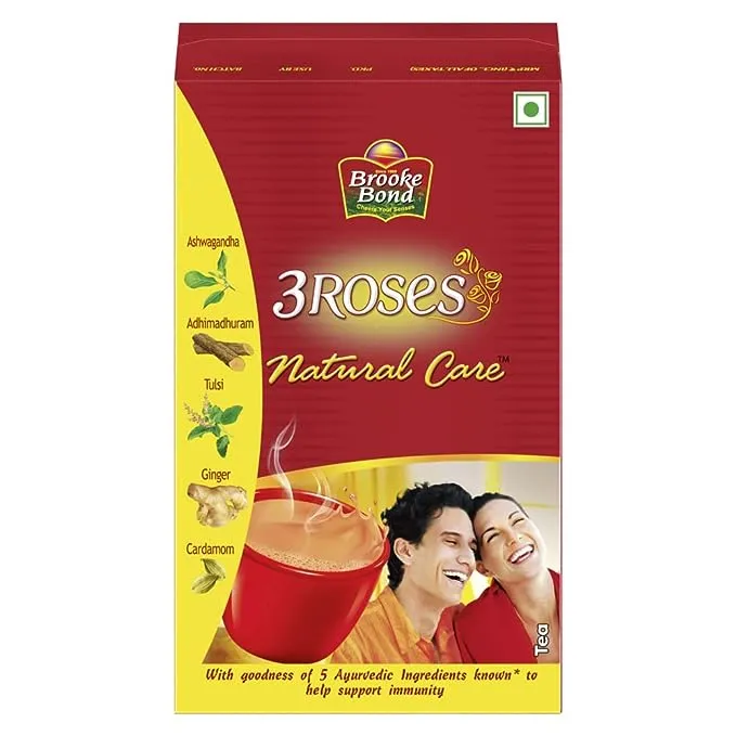 Brooke Bond 3 Roses Natural Care Tea