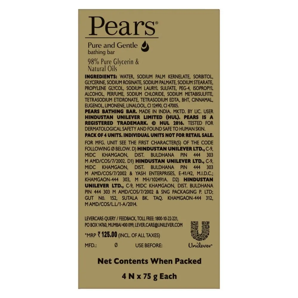 Pears Pure & Gentle Soap  3