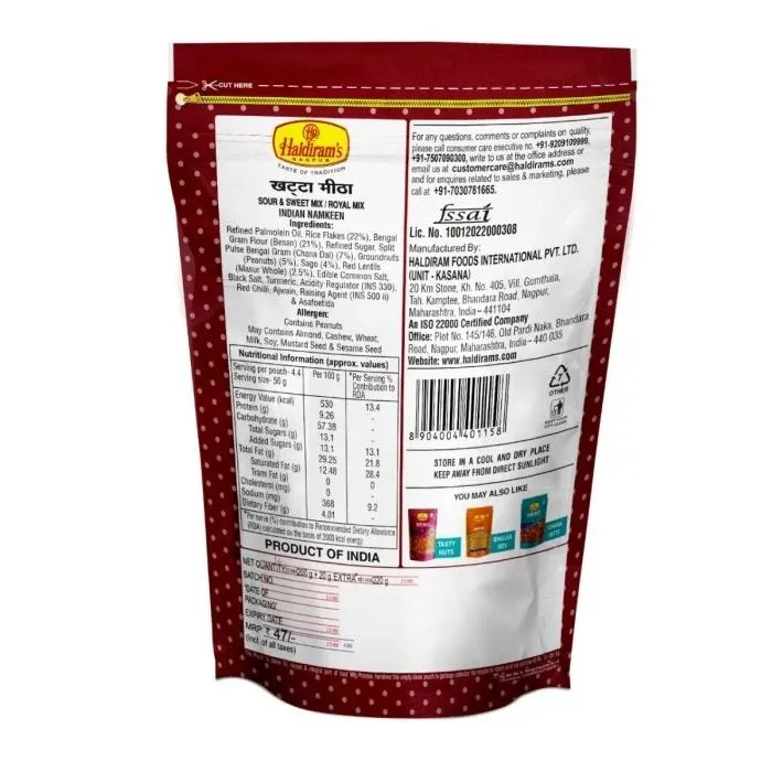 Haldiram's Khatta Meetha Namkeen 1