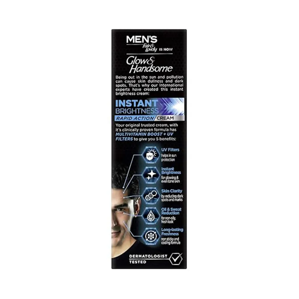 Glow & Handsome Instant Brightness Cream 1