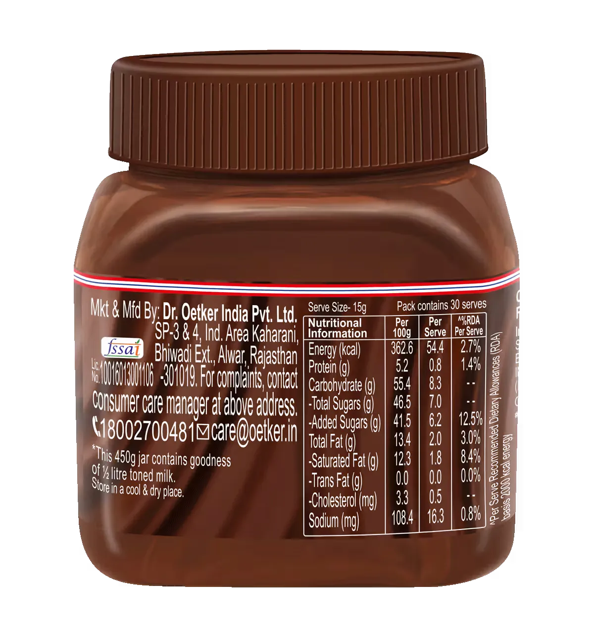 DrOetker Fun Foods Chocolate Spread 425Gm 1