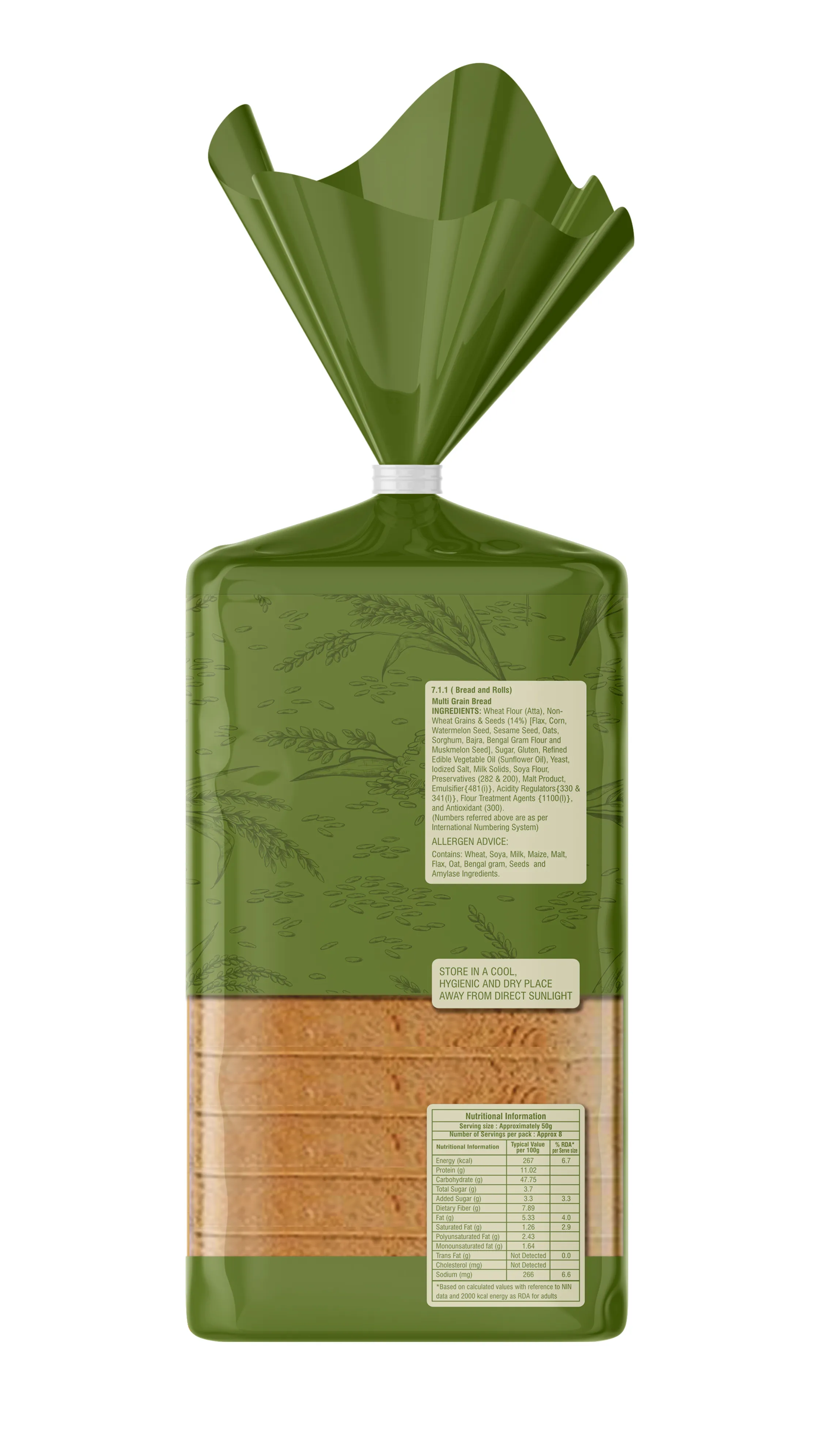 KPN Fresh Multi Grain Bread - Enriched with 11 Grains & Seeds 2