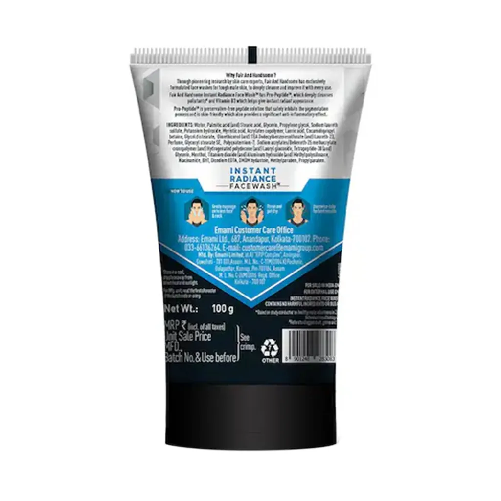 Fair & Handsome Instant Face Wash 1