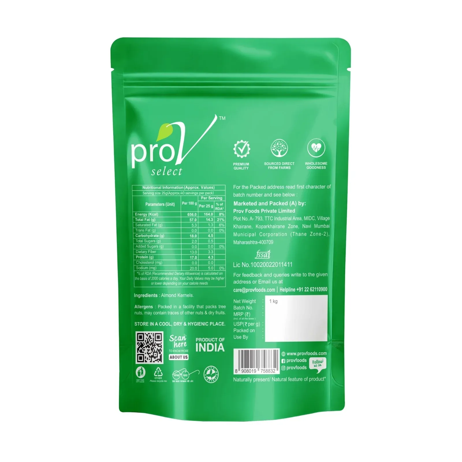 ProV Select California Almonds 1