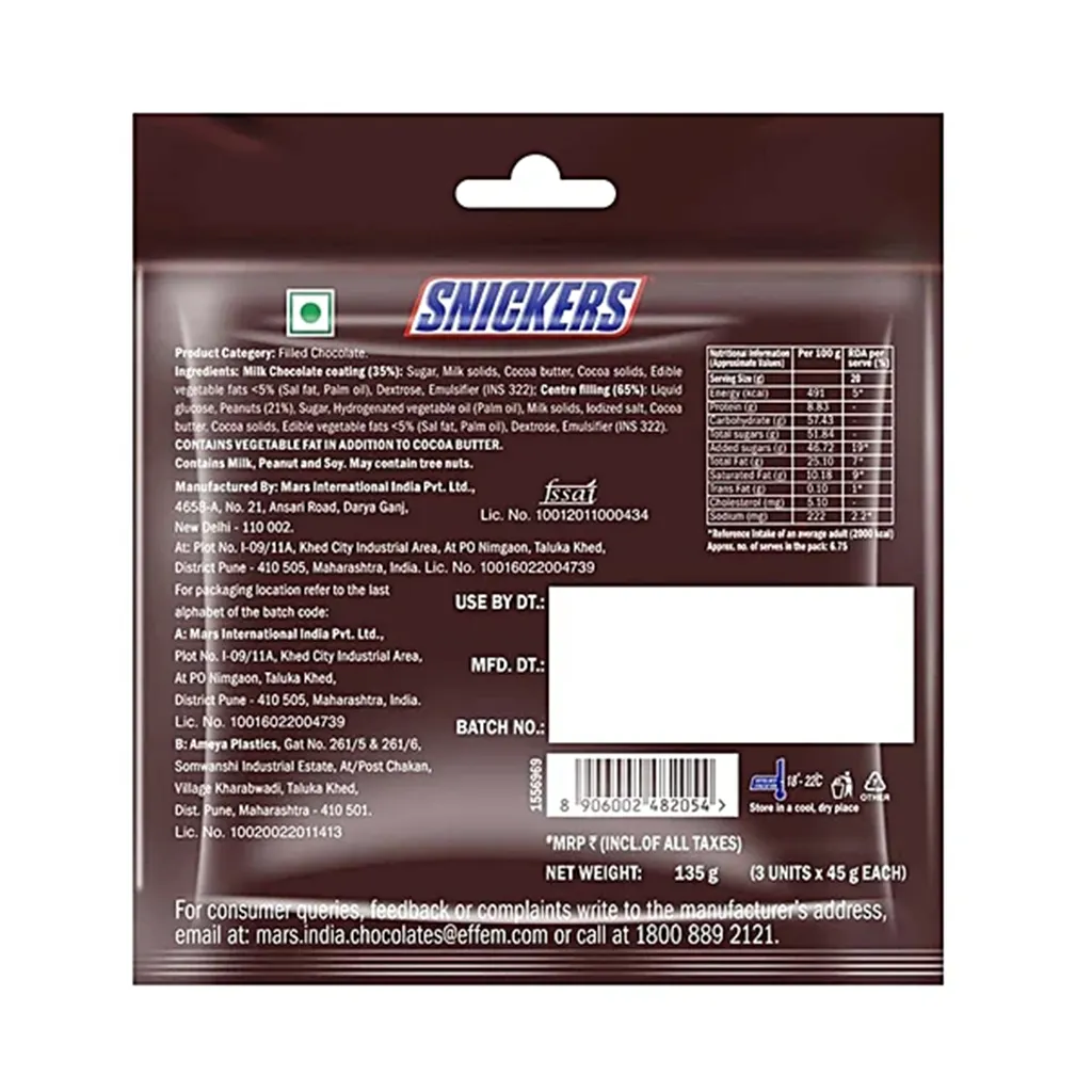 Snickers Bar Value Pack 1