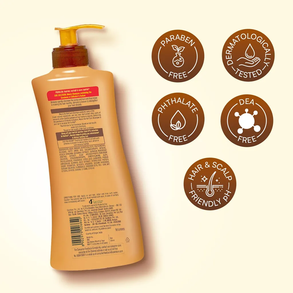 Meera Hairfall Care Shikakai & Badam Shampoo 6