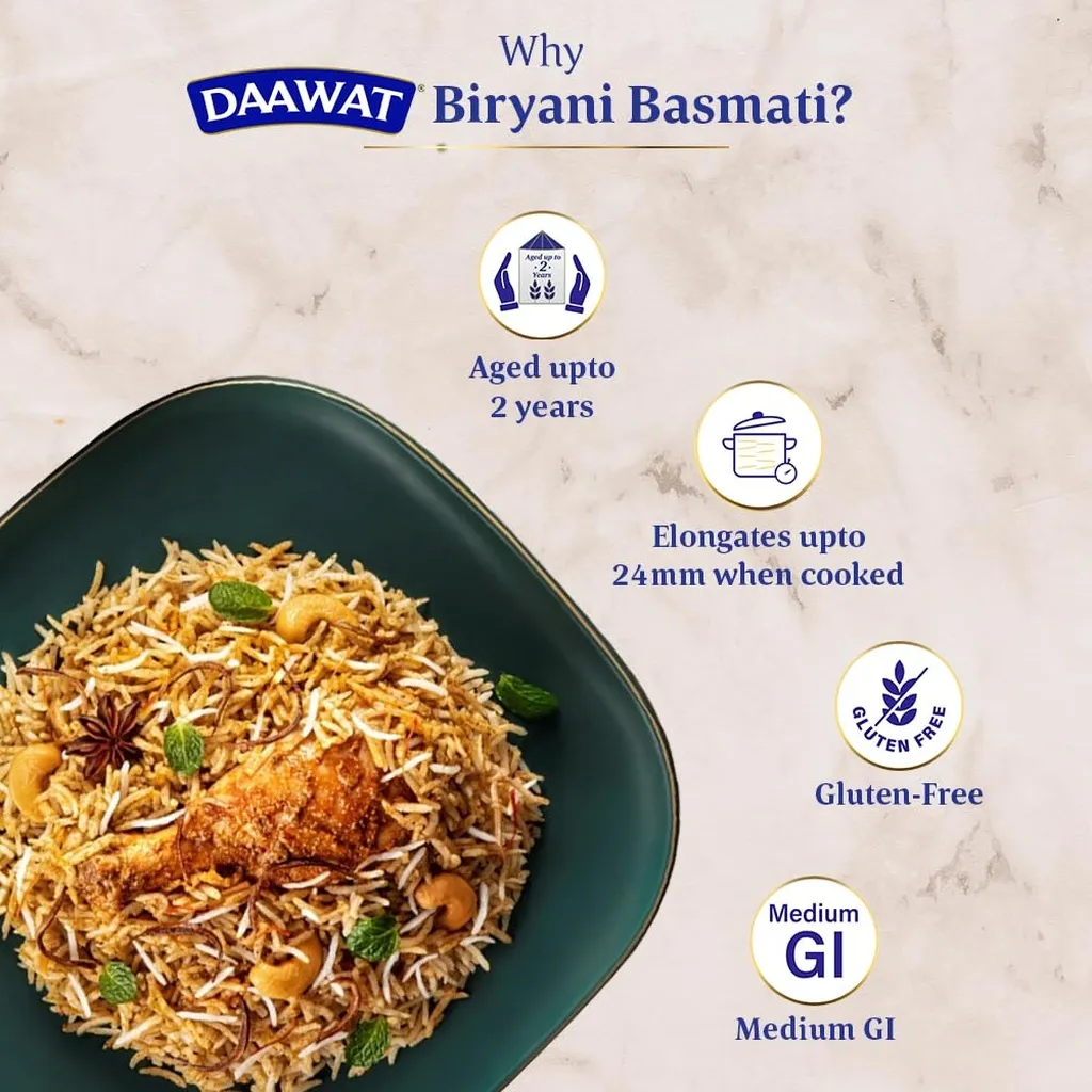 Daawat Biryani Basmati Rice 5