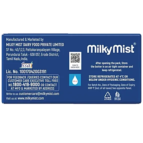 Milky Mist Table Butter Salted 500g 1