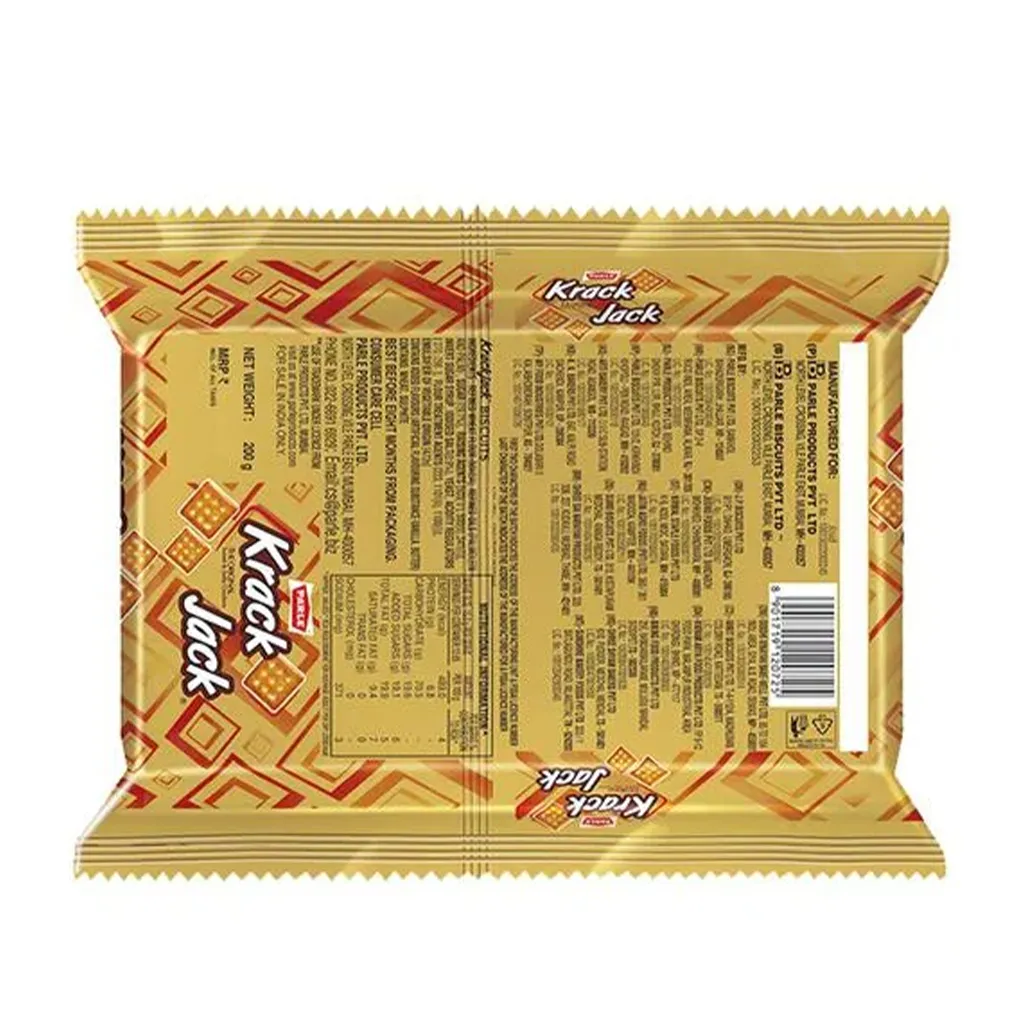 Parle Krack Jack Original Biscuits 1
