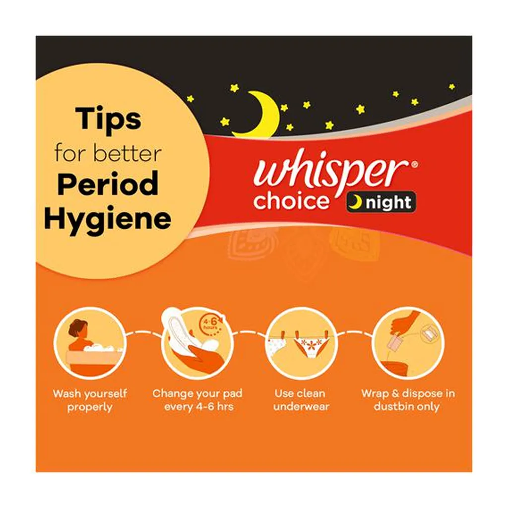 Whisper Choice Over Night Xxl Pad 5