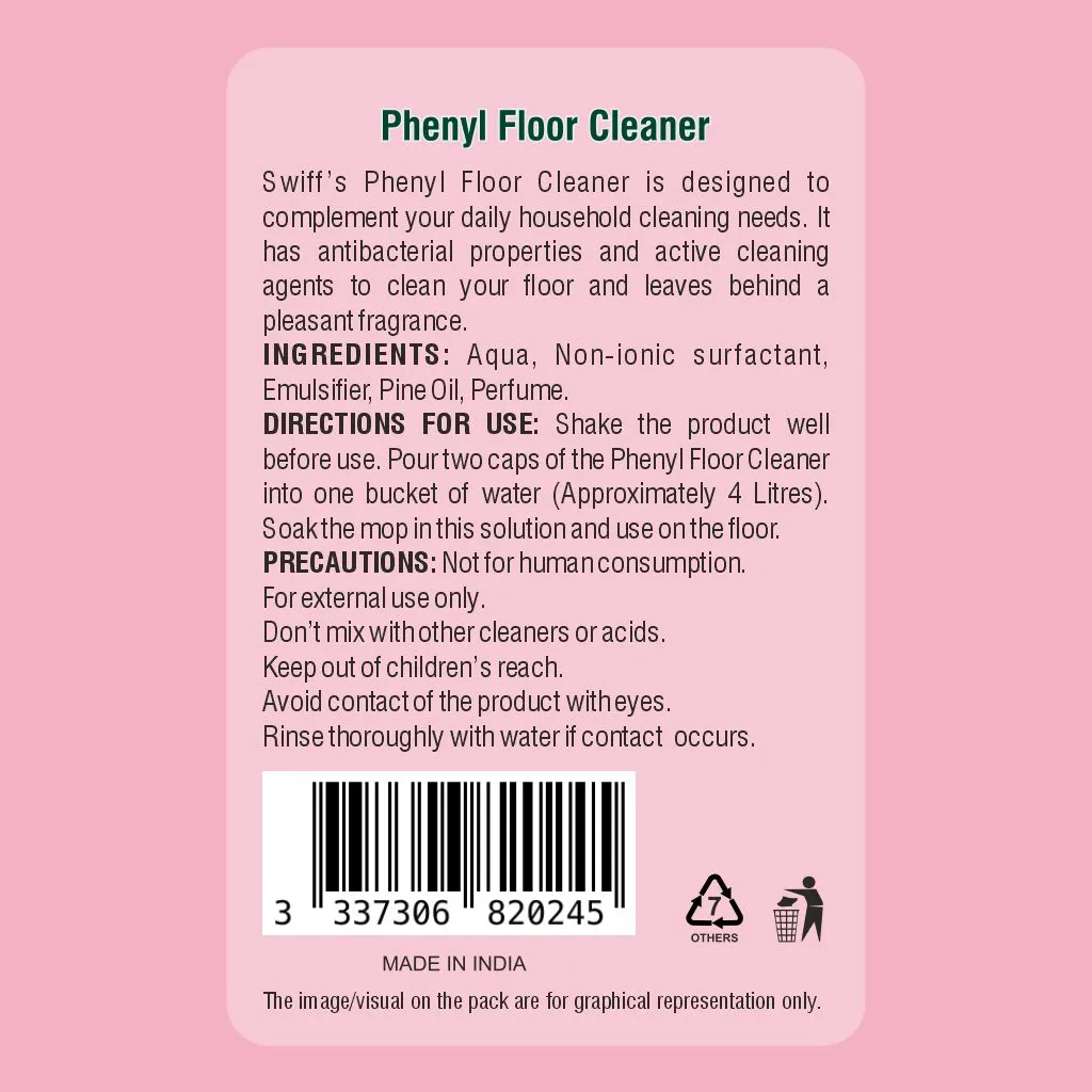 Swiff Rose Phenyl Floor Cleaner Pet Bottle 1