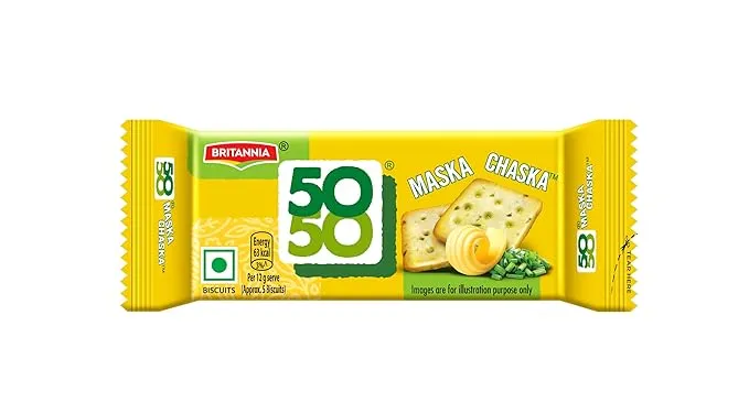 Britannia 50-50 Maska Chaska Biscuits