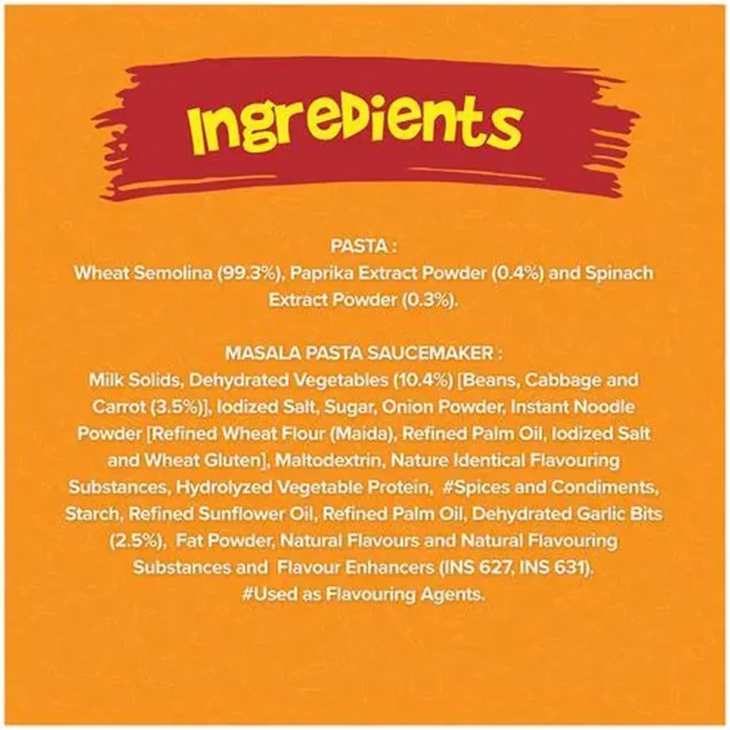 Sunfeast Yippee Tricolor Masala Pasta 2