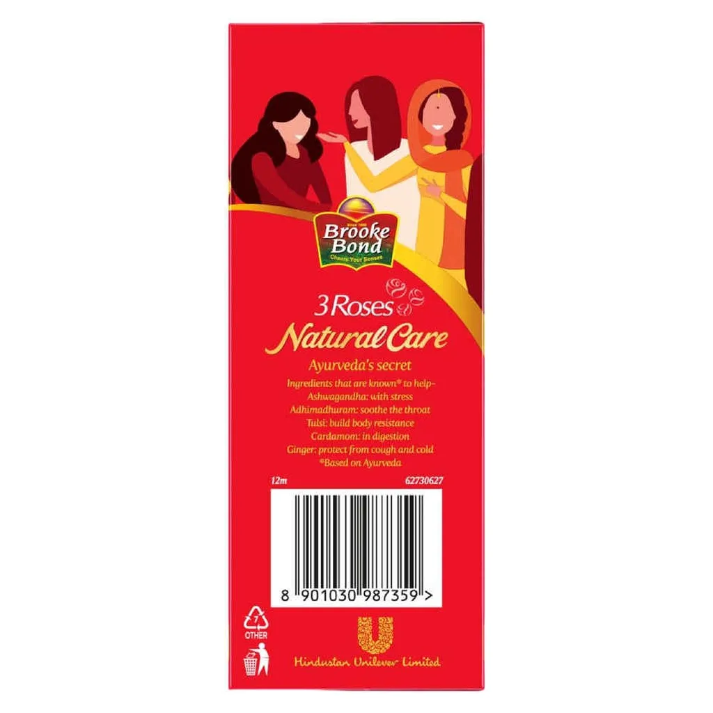 Brooke Bond 3 Roses Natural Care Tea 1