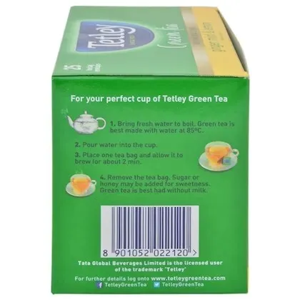 Tetley Ginger Mint & Lemon Green Tea 5