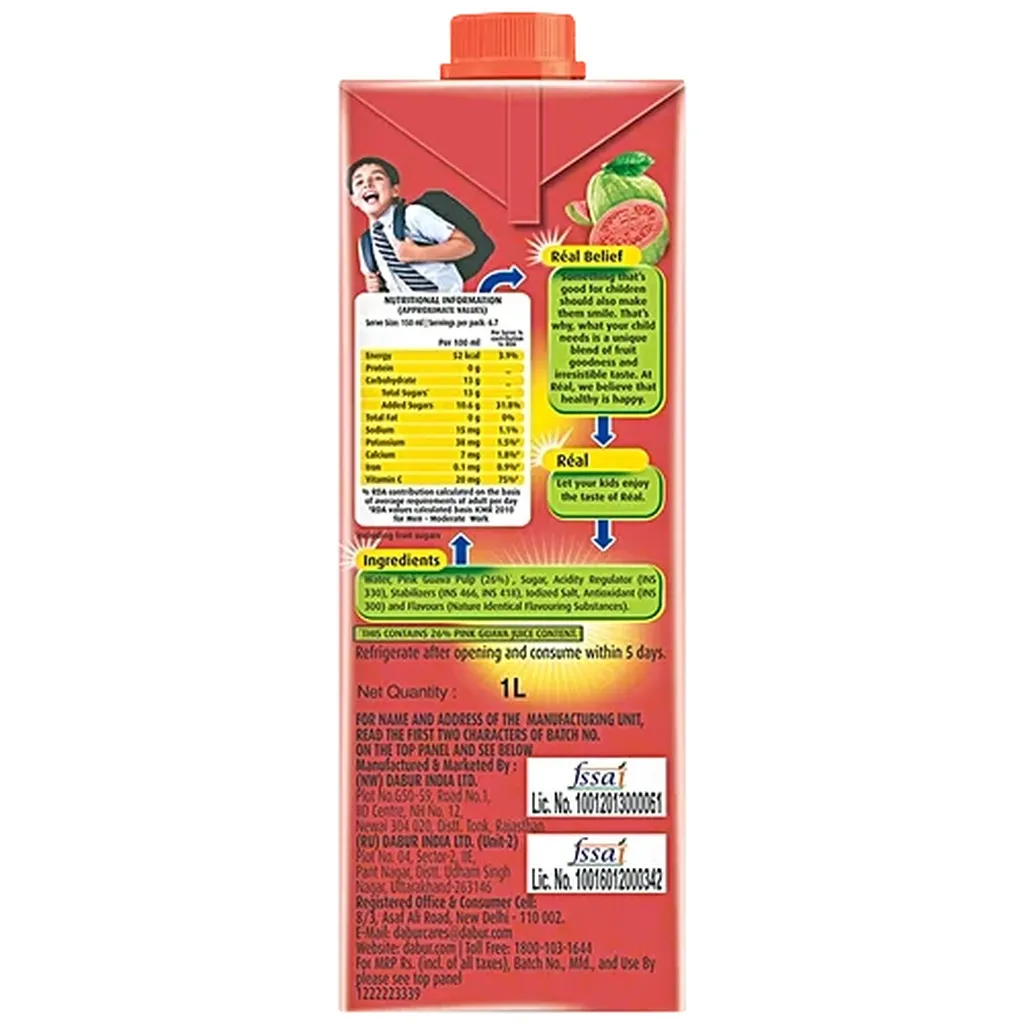Real Fruit Power Pink Guava 2