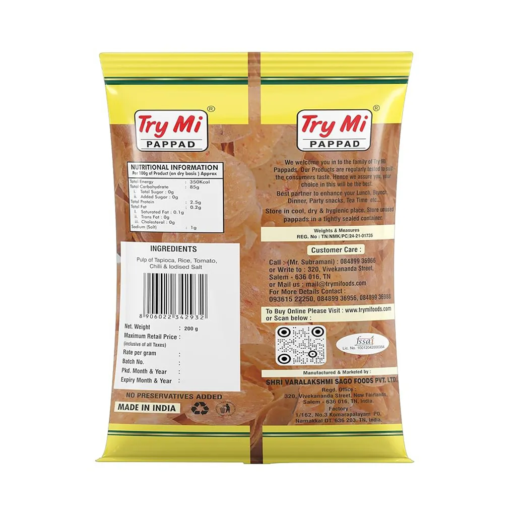 Try Mi Tomato Pappad 1