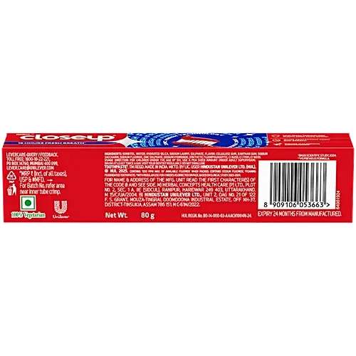 Closeup Triple Fresh Formula Toothpaste 1