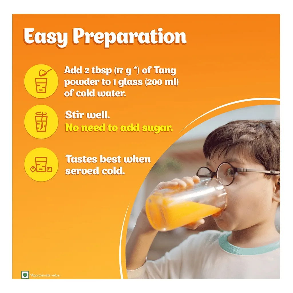 Tang Orange Instant Drink Mix Pouch 4