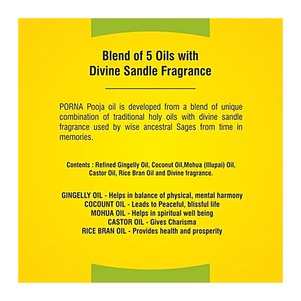 Porna Pooja Oil 2