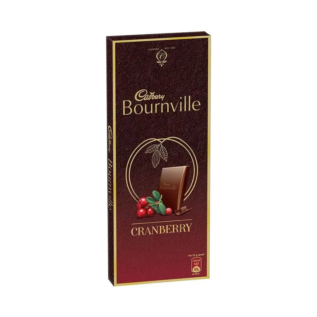 Cadbury Bournville Cranberry Chocolate Bar