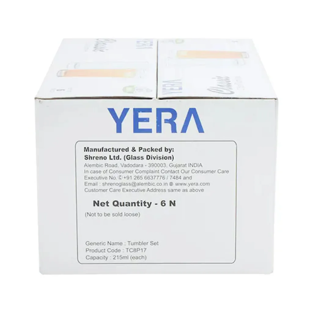 Yera Water Tumbler - Pack of 6 1