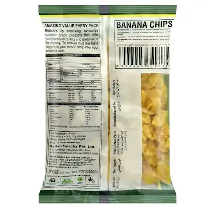 RELISH BANANA CHIPS 90G 1