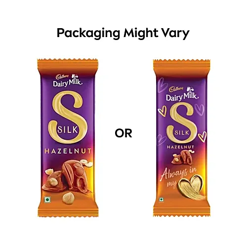Cadbury Dairy Milk Silk Hazelnut 40Gm Pouch 3