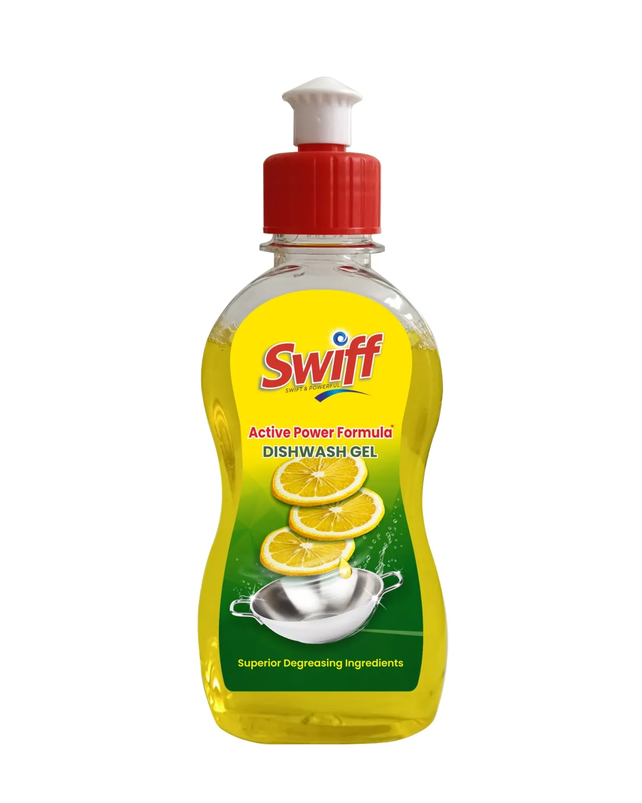 Swiff Active Power Dishwash Gel Bottle