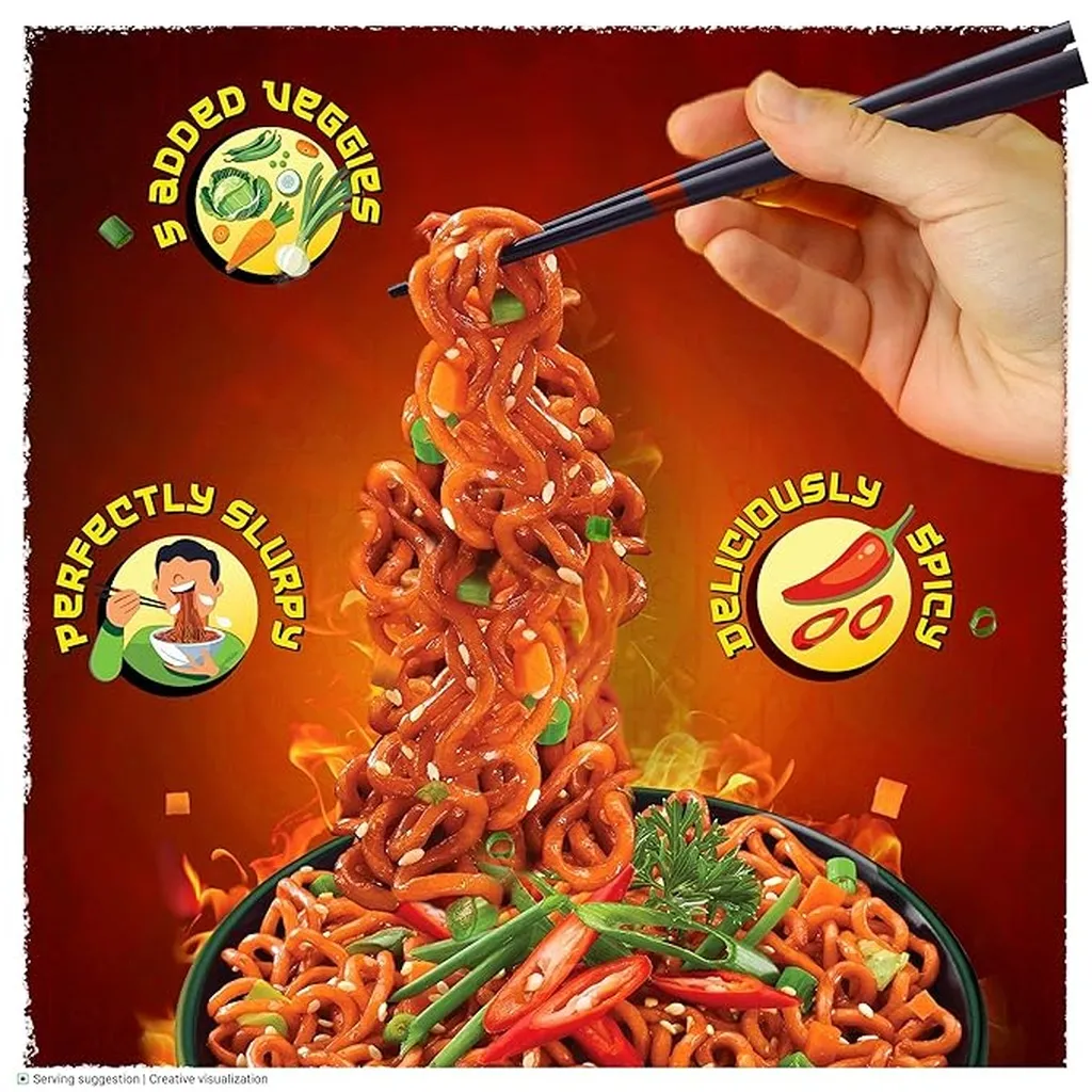 Yippee Korean Fiery Hot Noodles 1