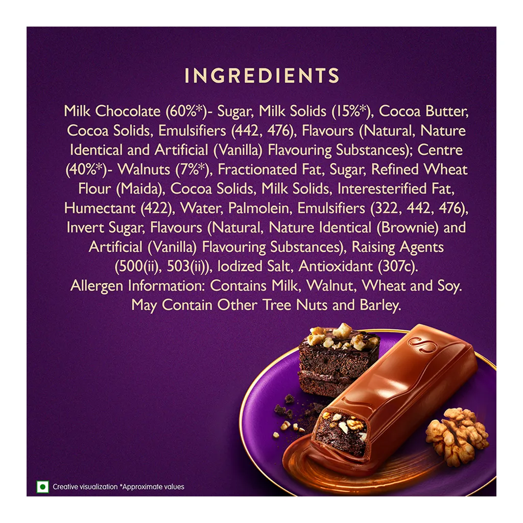 Cadbury Dairy Milk Desserts Walnut Brownie 2