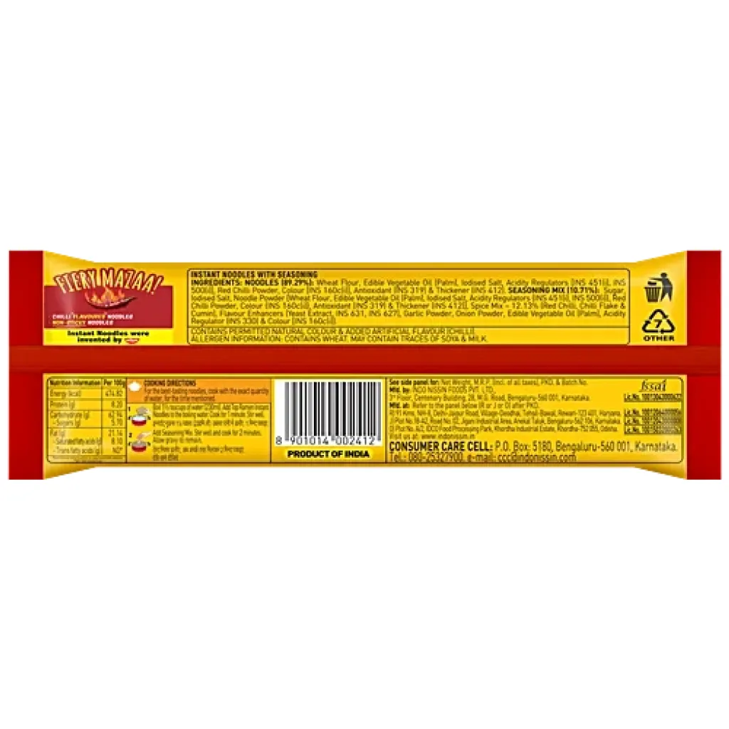 Top Ramen Fiery Chilli Noodles 1