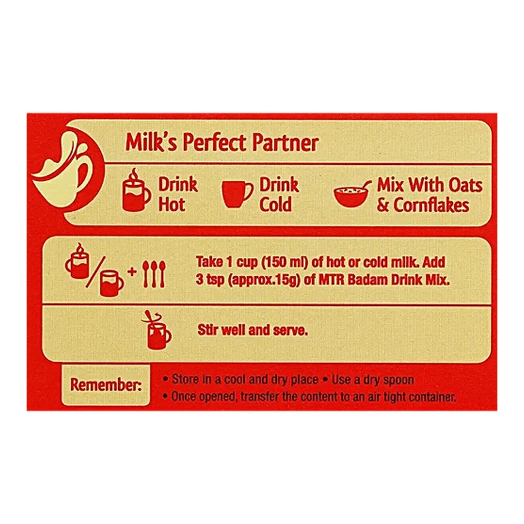 MTR Badam Drink Mix 3