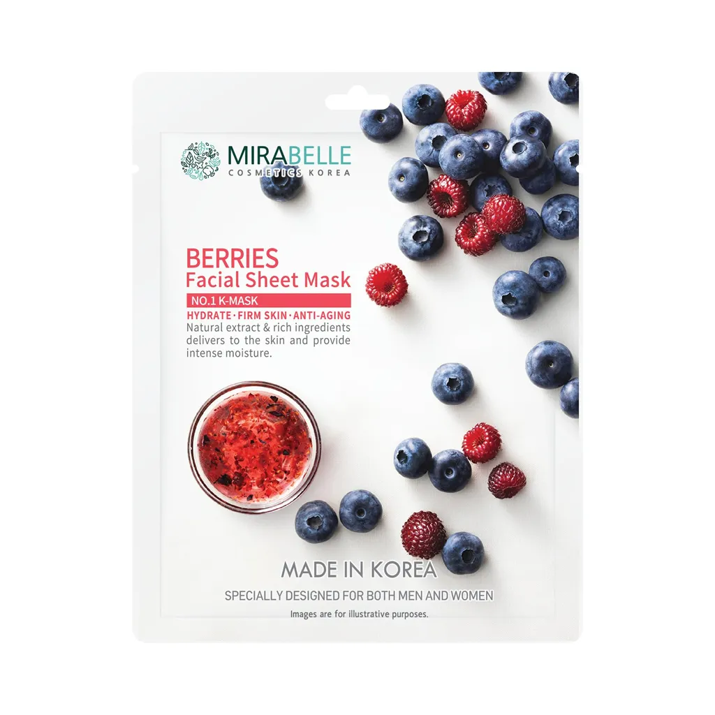 Mirabelle Korea Berries Fairness Facial Mask