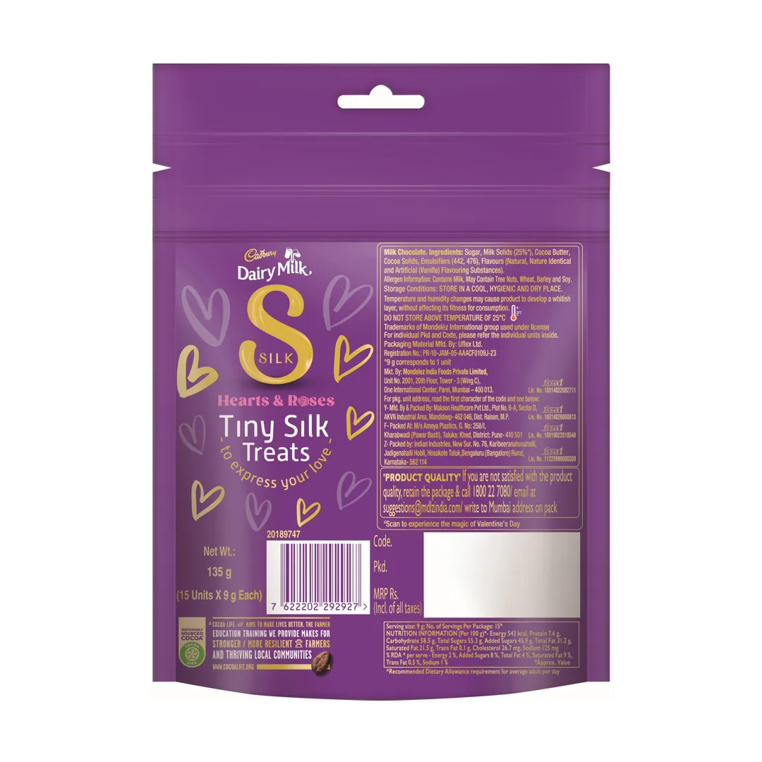 Cadbury Dairy Milk Silk Home Treats Chocolate 1
