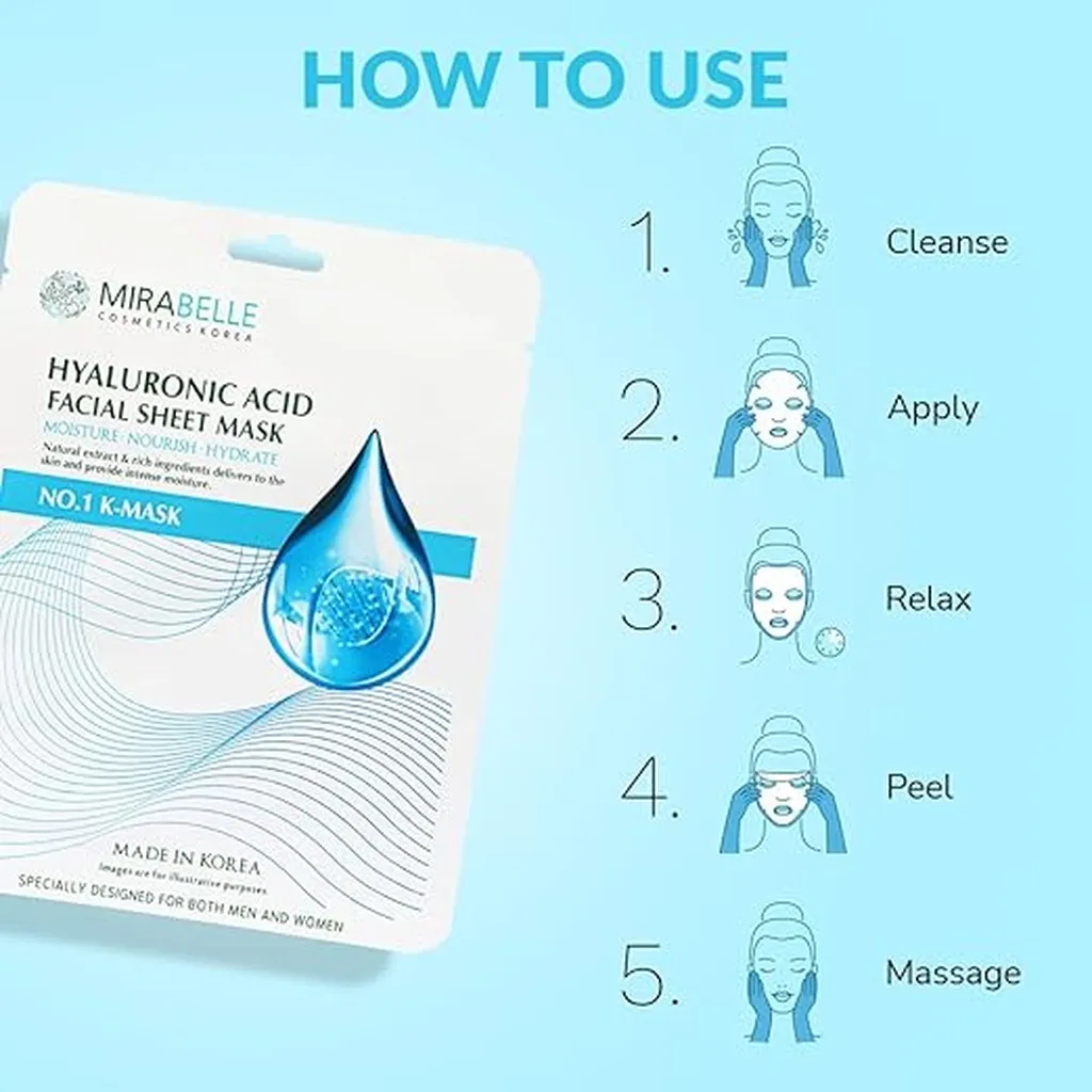 Mirabelle Korea Hyaluronic Acid Sheet Mask 2