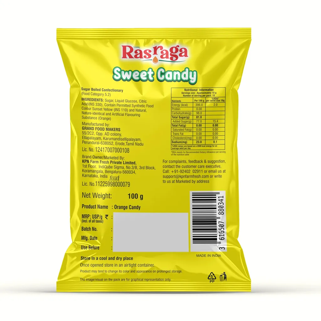 Rasraga Lemon Sweet Candy 1