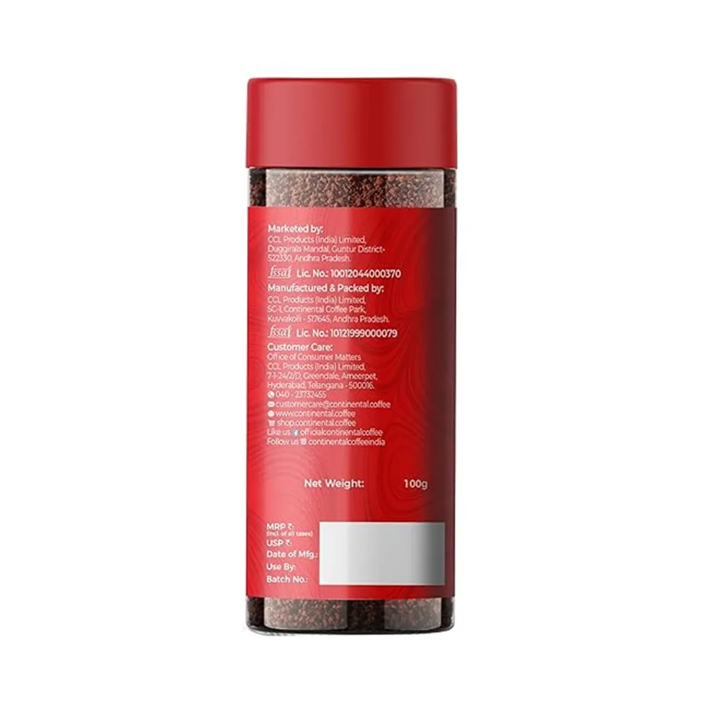 Continental Speciale 100% Pure Instant Coffee Jar 1
