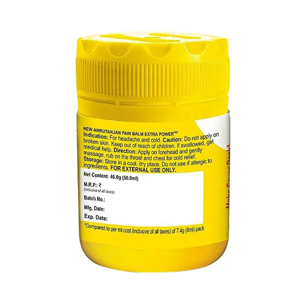 Amrutanjan Extra Power Pain Balm 1