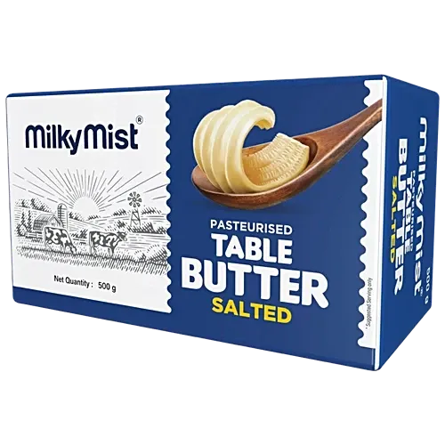 Milky Mist Table Butter Salted 500g 5