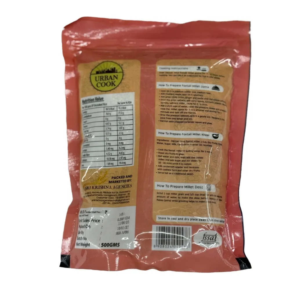 Urban Cook Foxtail Millet - 500g 1