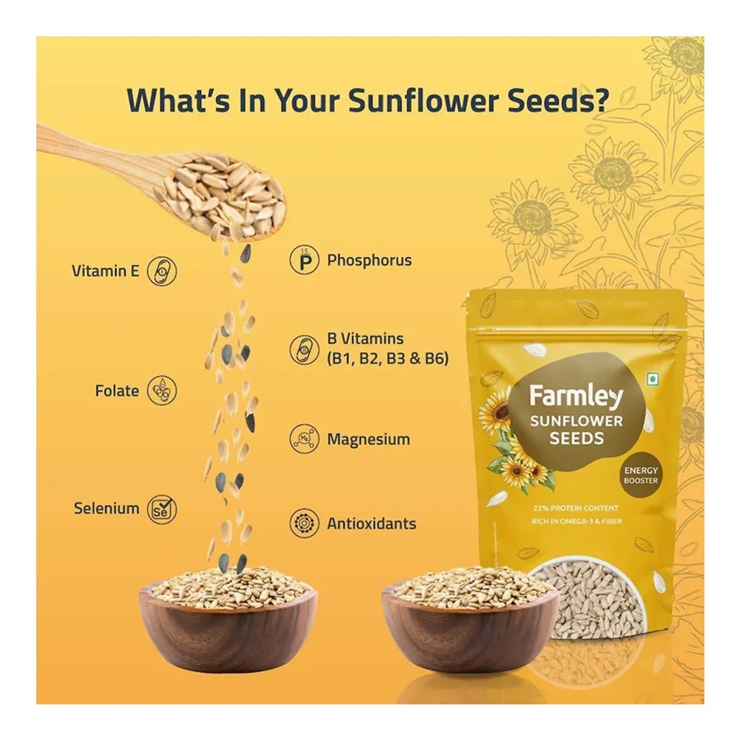 Farmley Premium Sunflower Seeds Standee Pouch 200g 5
