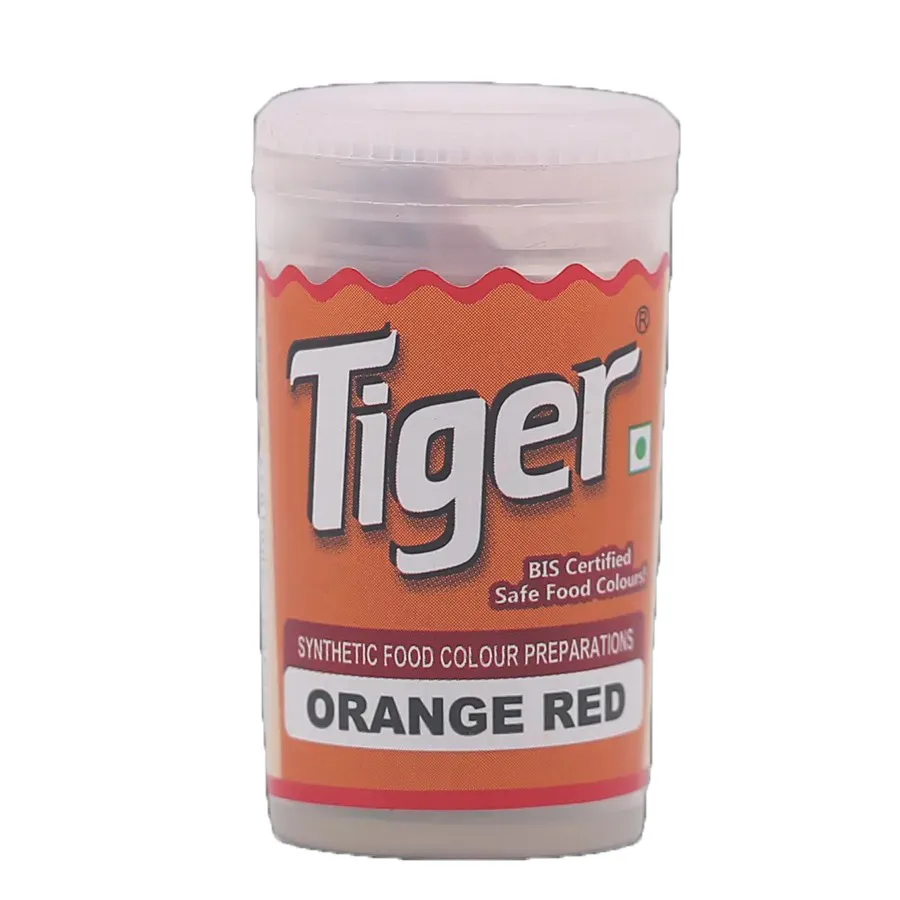 Tiger Orange Red Food Colour