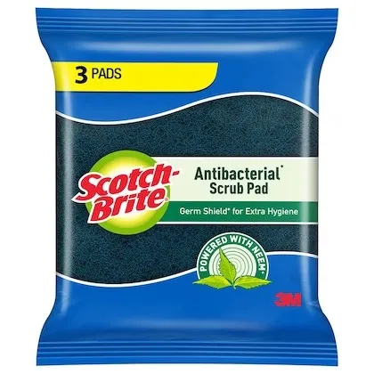Scotch-Brite Antibacterial Scrub Pad 7 X 10 Cm