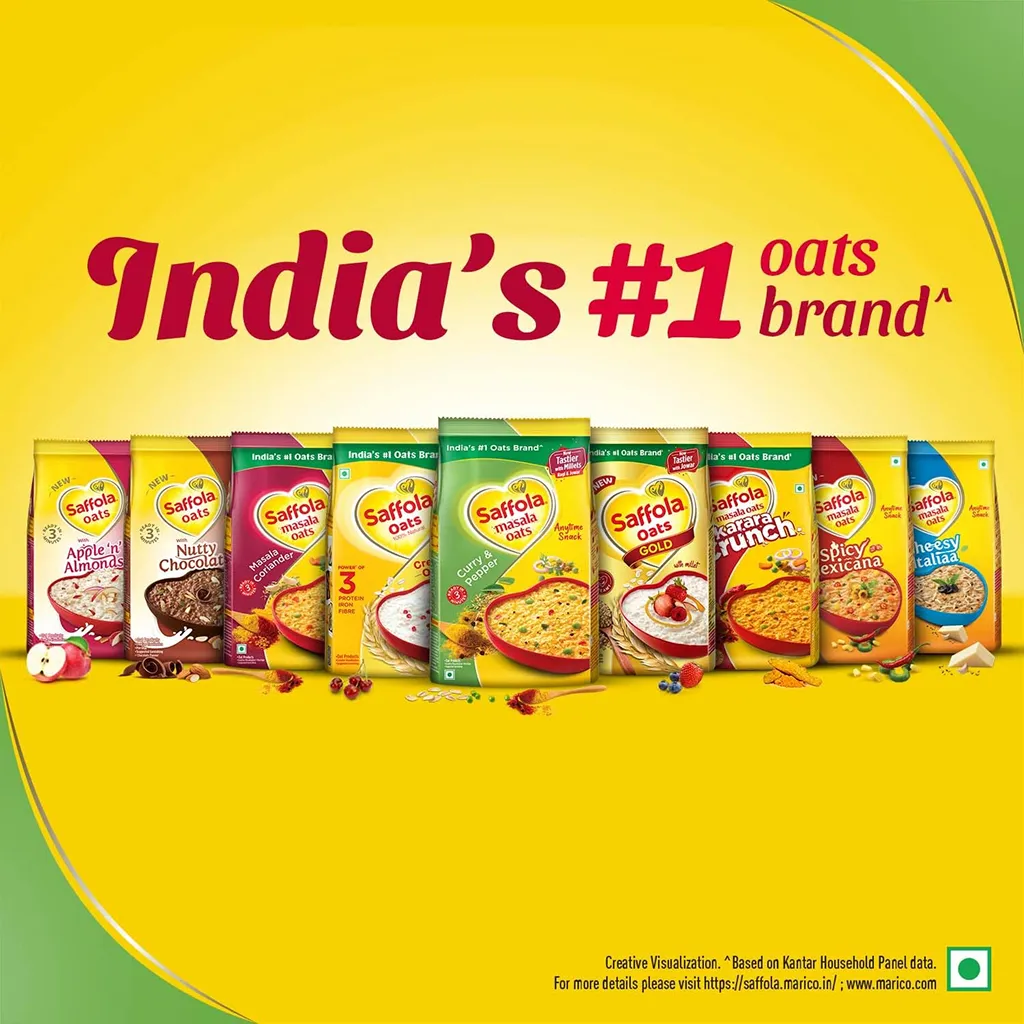 Saffola Masala Oats Curry & Pepper 9