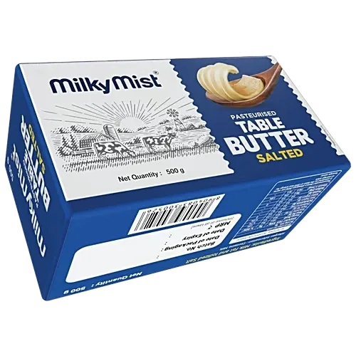 Milky Mist Table Butter Salted 500g 6