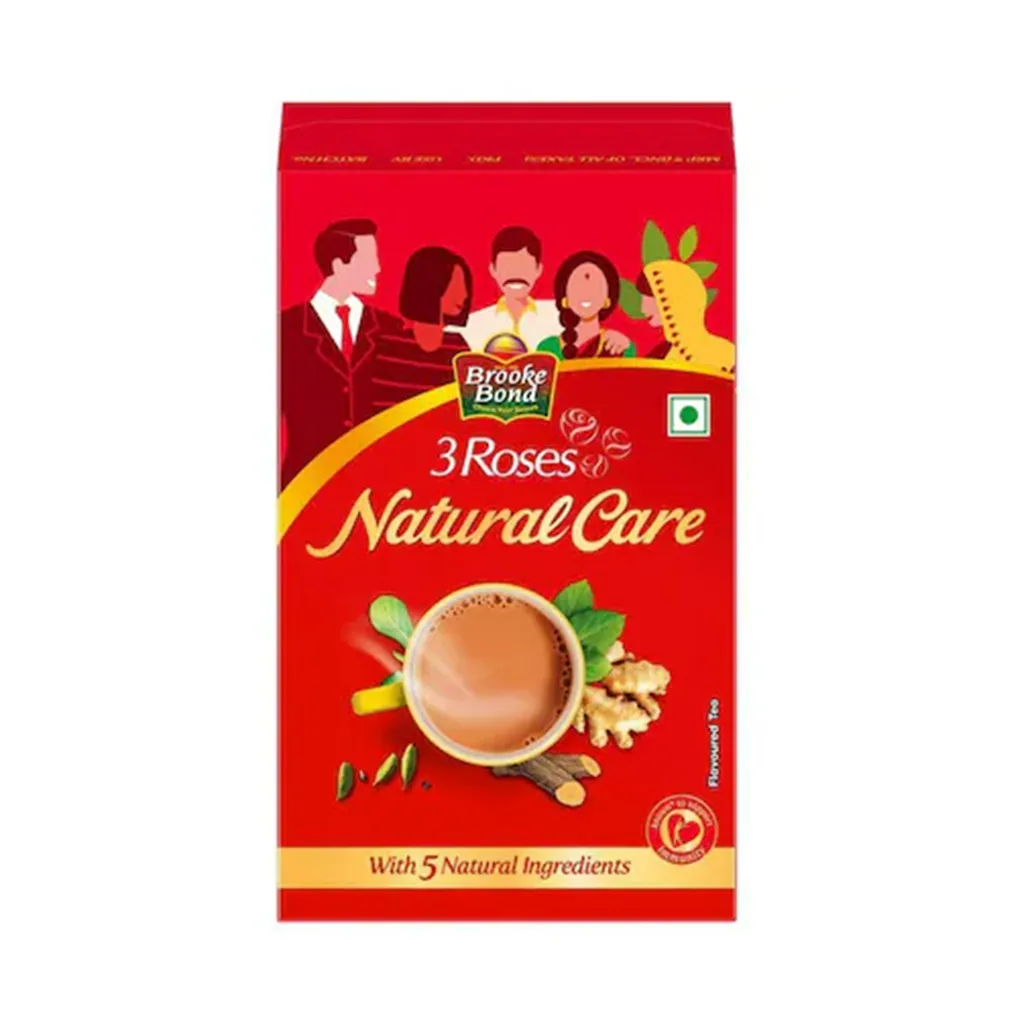 Brooke Bond 3 Roses Natural Care Tea